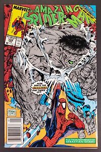 Amazing Spider-Man #328 Newsstand McFarlane Hulk Cover Marvel Comics 1989