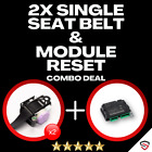TWO SEAT BELT REPAIR SERVICE SINGLE-STAGE WEBBING REPLACEMENT COMBO DEAL  ⭐⭐⭐⭐⭐