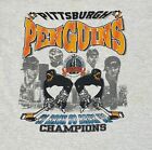 BEST SALE!!! Vintage Pittsburgh Penguins 90s Back To Back Vintage T-shirt S-5XL