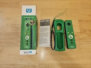 Official Nintendo LUIGI Wii Remote Motion Plus Genuine OEM Controller U TESTED