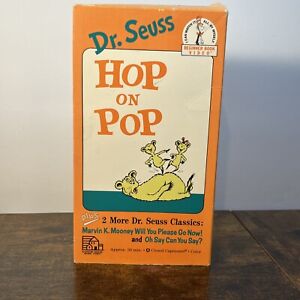 VHS Dr Seuss - Hop On Pop Marvin K Mooney Oh Say Can You Say (VHS, 1992)