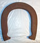 One Old Vintage Heavy 2-1/2 POUNDS Metal TOP RINGER HORSESHOE #2
