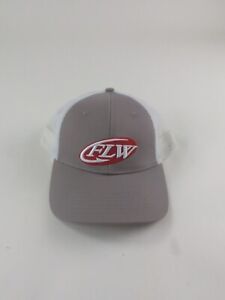 FLW Instrumentation Brands Hat Cap Gray Snapback Mesh Fishing