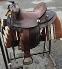 Vintage Tooled Leather Western Saddle  15
