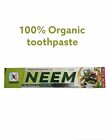 Neem Toothpaste Organic/ Whitening&Natural toothpaste 100% fluoride free