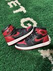 2016 Air Jordan 1 Retro High OG Bred Banned 555088-001 Size 8.5 w/o Box Or Laces