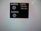 Ireland   Irish Police/Garda Patrol Car Decals Old School 1:24