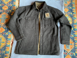 FILSON Mackinaw Wool Lined Jac-Shirt, Men's Medium Long, New, $450
