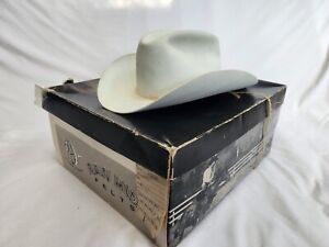Raw Hide Fort Worth Men's Vintage Cowboy Hat - White, Size: 7-3/8