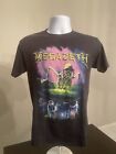 Vintage 1989 Megadeth Contaminated Metal Tour Shirt - Cut Tag, Fits Small