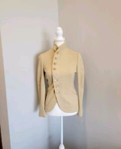 Ralph Lauren Blazer Women's Size 4 Stand Out Collar And Buttons VINTAGE Tan