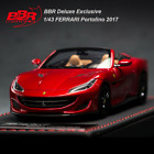 BBR Scale 1:43 2017 Ferrari Portofino Metal F1 2007 Red Car Model Spider Versi