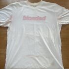 Frank Ocean Blonded Logo Shirt White/Pink Size Large - Heavy Staining Throughout