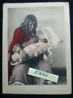 Indian Native American  Antique Photograph Wm Weed Mother Nursing Baby