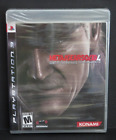 Metal Gear Solid 4 NEW Sealed  PS3 Playstation Not for Resale Version