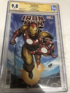 Iron Man (2022) #19 (CGC 9.8 SS) Signed D. Nakayama C. Cantwell Story Var 1:25
