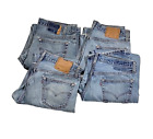 Lot Of 4 Vintage Levi's 501 XX Blue Denim 0193 Jeans Men's 34x30 Made In USA