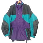 Vintage 90s Columbia Radial Sleeve Mens Large Parka Jacket Purple Teal