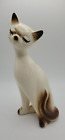 Vintage Mid Century Ceramic MCM Siamese Cat Figurine Japan Choice Imports 7”