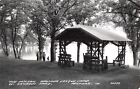 Milford IA Walther League Camp Pavilion @ West Okoboji Lake~RPPC c1908 Postcard