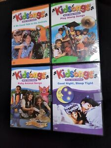 Kidsongs DVD Lot of 4 Play Along Songs Play Along Songs Top 2 Sealed, 2 Used