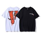 US New Juice WRLD X Vlone Legends Butterfly T-Shirt White and Black Size S-XL