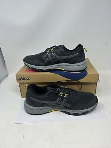 ASICS MEN GEL-VENTURE 8 TRAIL RUNNING SHOES GRAPHITE GREY/YELLOW ACCENT - NEW