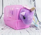 Purple Unicorn Pink Pet Carrying Case Kids Small Stocking Stuffers Animal Toy 3+