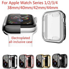 Apple Watch iWatch Series 4 3 2 1 Tpu protector Cover Case with Screen 38mm-44mm