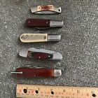 Vintage  Lot Of 5 Various Style Pocket Knives
