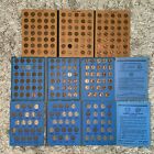 ESTATE LOT of Lincoln Cents and Jefferson Nickels in Coin Folder SETS