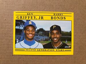 New ListingKen Griffey, Jr and Barry Bonds 1991 Fleer Second Generation Stars #710
