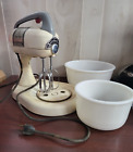Vintage Dormeyer Food Fixer Stand Mixer & Bowls COMPLETE Works Fine