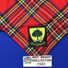 Boy Scout City Of Glasgow Plaid Neckerchief Scotland 236B1