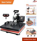 15x15 Inch 2-in-1 Heat Press Machine with Hat Press - Ultimate Sublimation Combo