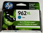 HP 962XL Genuine High Yield Ink Cartridge Cyan Exp 07/2023 Sealed Free Shipping