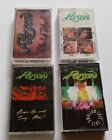 Lot of 4 POISON Look What The Cat Dragged In, Swallow This Live Cassette Tapes