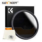 K&F Concept Filter Neutral Density ND 2-400 49/52/55/58/62/67/77/82mm fader DSLR