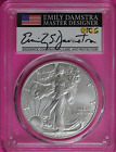 2022 MS 70 Silver American Eagle PCGS Graded First Strike Damstra Signature 1198