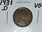 1931-D 1C BN Lincoln Cent