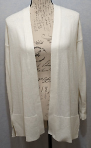 Ann Taylor Petite Open Front Sweater Sp White Minimalist Gift Boardroom Wedding