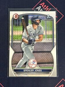 Spencer Jones 1ST BOWMAN CARD 2023 Bowman #BP-139 New York Yankees
