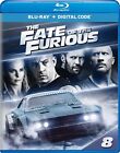 Fast &amp; Furious 8 The Fate of the Furious Blu-ray Dwayne Johnson NEW