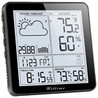 2180 Weather Station Atomic Clock Indoor Outdoor Thermometer Wireless Wireless