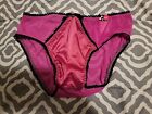 Vintage Hot PINK Lace Joe Boxer Bikini  Panties Size M
