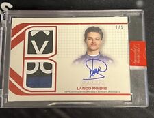 LANDO NORRIS 2021 Topps Dynasty F1 *On Card* DUAL PATCHR AUTO /5 🔥🔥