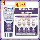 Crest 3D White Brilliance PRO Enamel Protect Toothpaste, 3 oz/tube x 4 Tubes