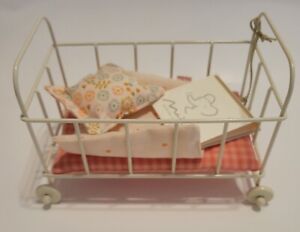 miniature furniture BABY cot. micro by MAILEG