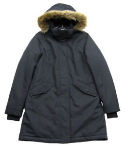Denver Hayes Hyper-Dri Black Insulated Hooded Winter Parka Coat Jacket Women's S