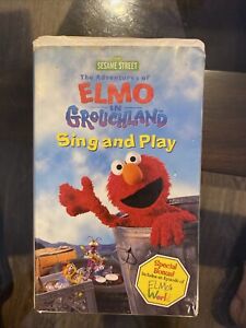 Sesame Street - The Adventures of Elmo in Grouchland: Sing and Play VHS 1999 VTG
